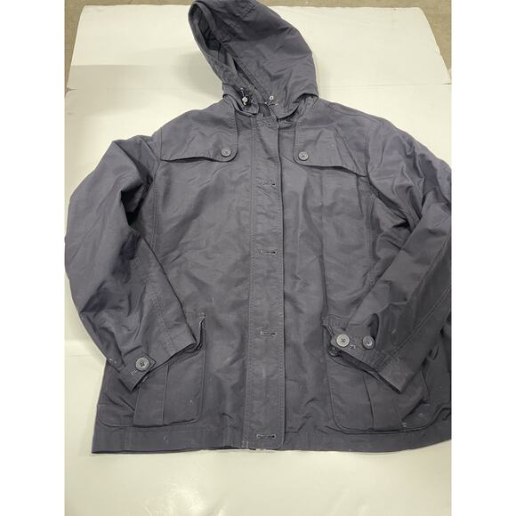 Lands' End Other - Lands' End Jacket Winter Coat HOODED Hood Black Kid's Youth 18/20 XL